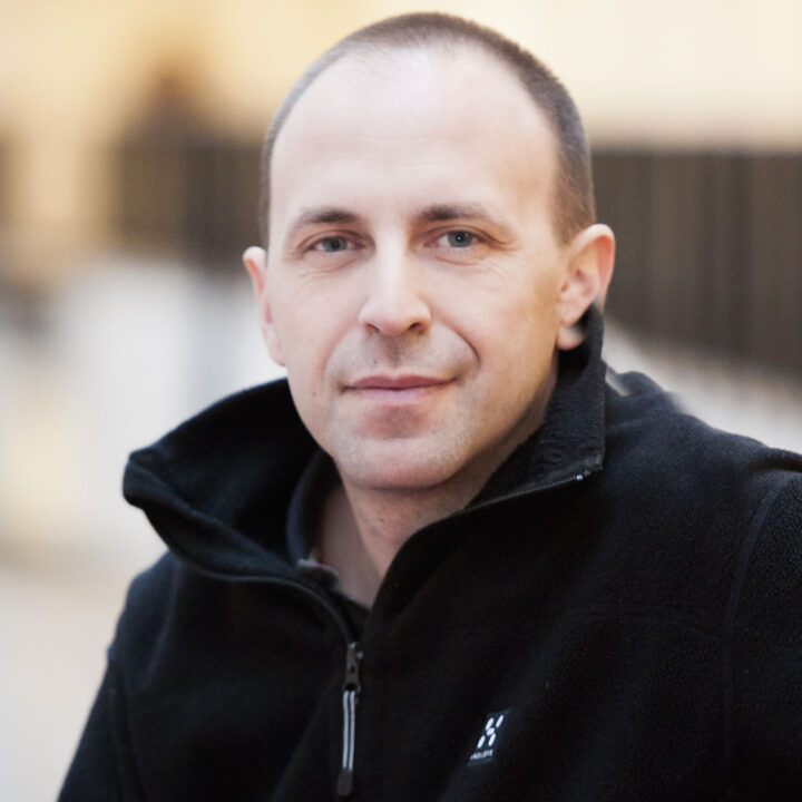 Utomhusansiktsporträtt av Jan Conrad