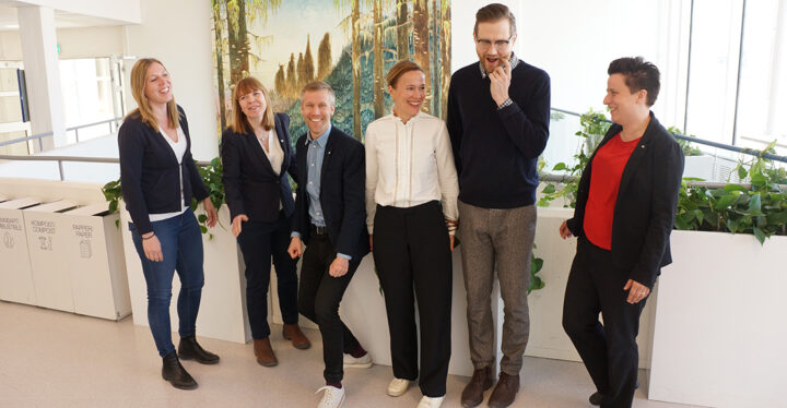 Akademiledningen 2019–2020 Foto: Sveriges unga akademi