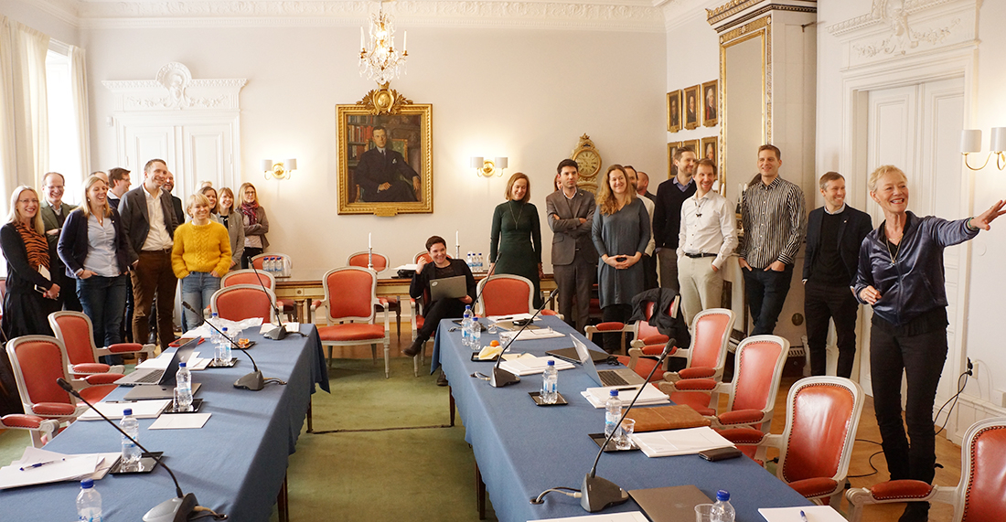 Gruppövning Foto: Sveriges unga akademi