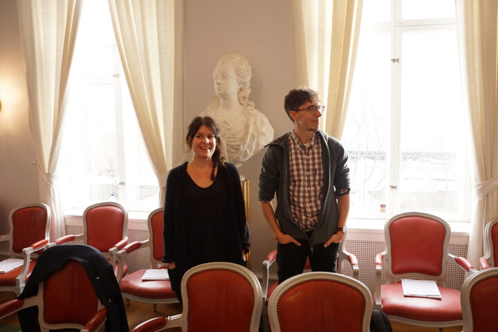 Mia Liinason och Karl Wennberg Foto: Sveriges unga akademi