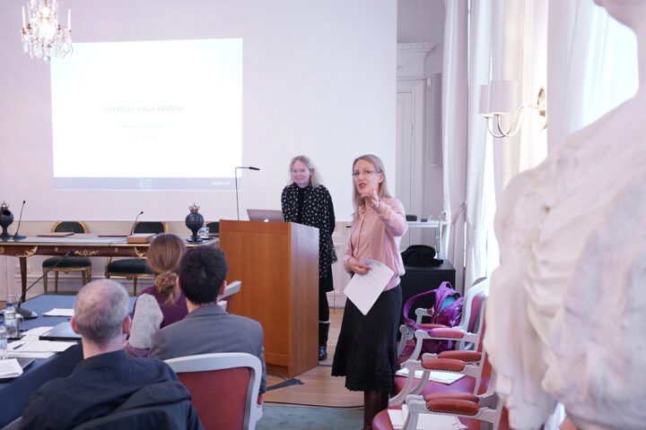 Ingrid Sundström och Maria Tenje Foto: Sveriges unga akademi