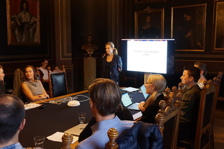 Akademimöte september 2017 Foto: Sveriges unga akademi