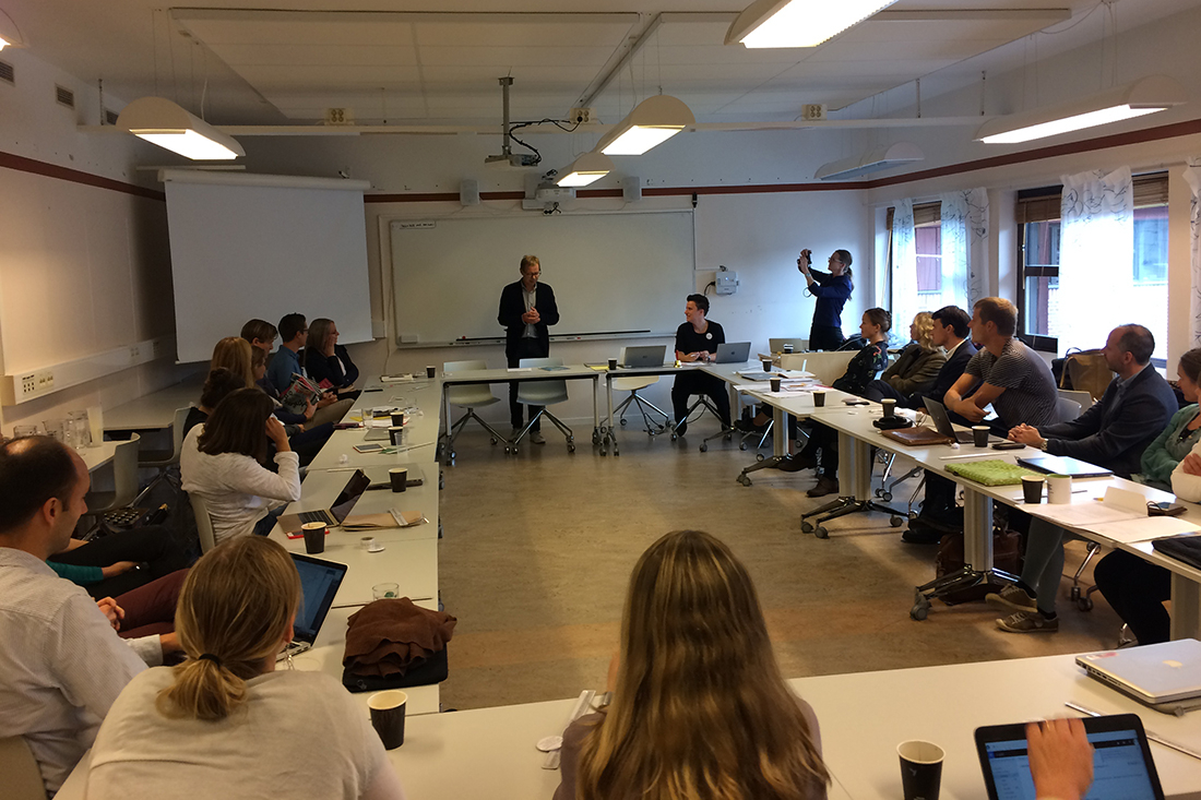 Akademimöte september 2017 Foto: Sveriges unga akademi