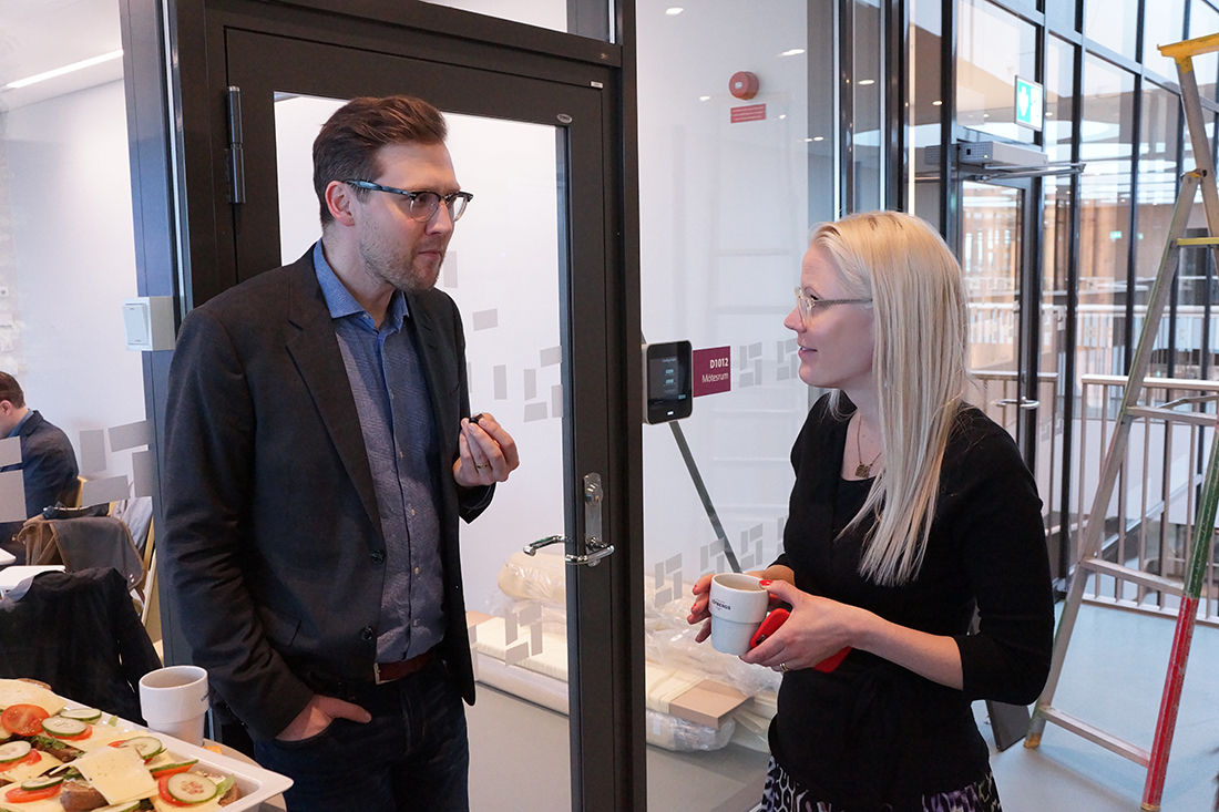 Jonas Olofsson och Anna Dreber Almenberg Foto: Sveriges unga akademi