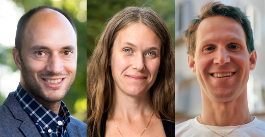 Alexandre Antonelli, Sara Strandberg och Jakob Nordström 