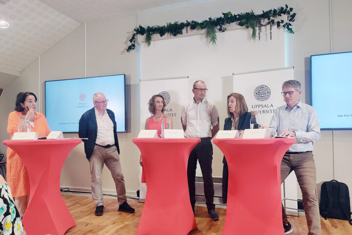Forskningsminister Anna Ekström i Almedalen. Foto: SUA