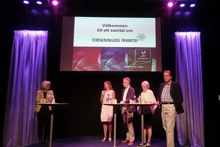 VR:s seminarium Almedalen Forskningens framtid
