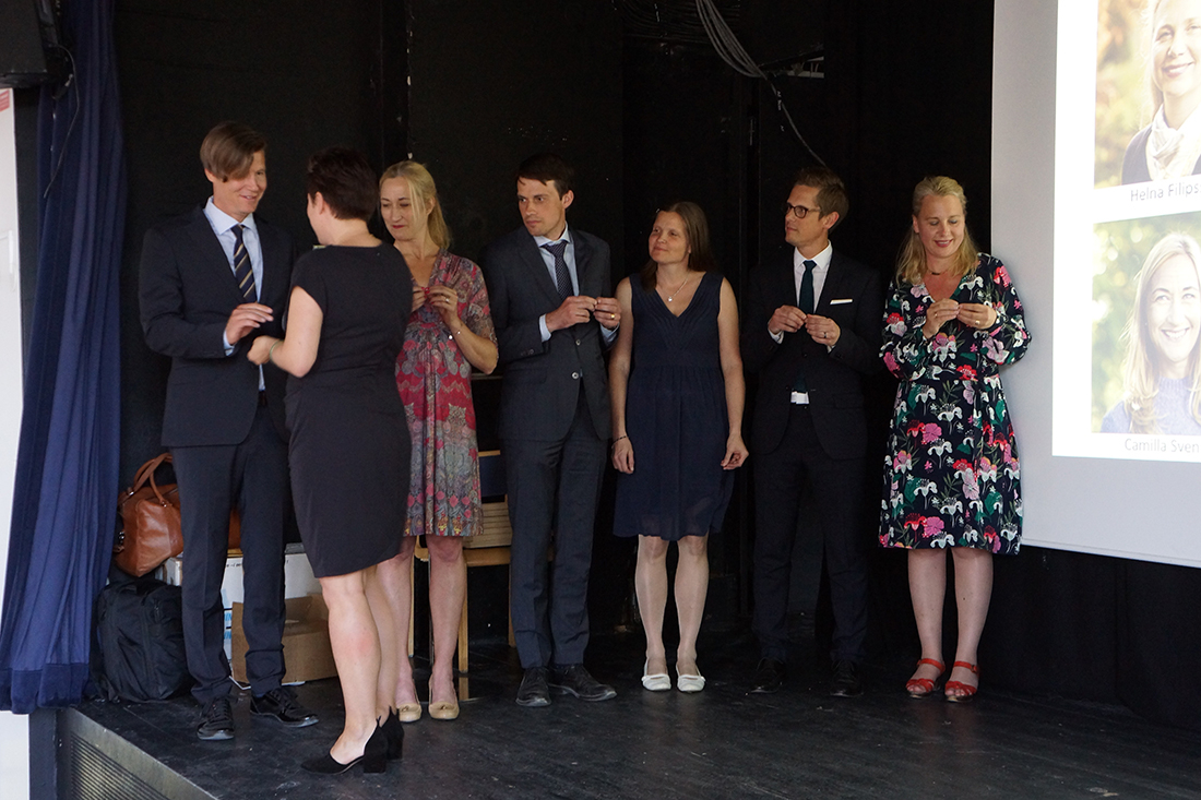 Ledamöter 2013–2018 Foto: Sveriges unga akademi