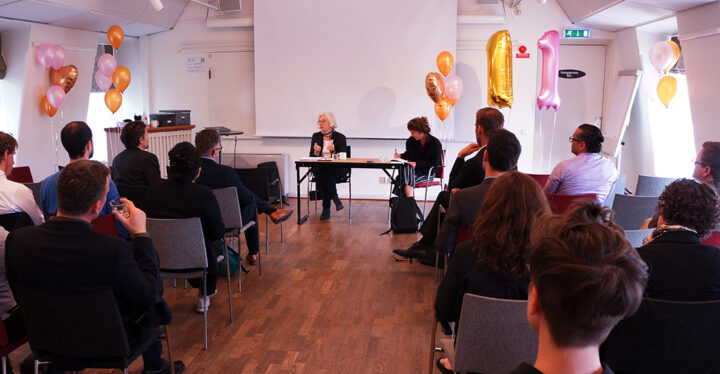 Samtal om internationalisering med Agneta Bladh. Foto: SUA