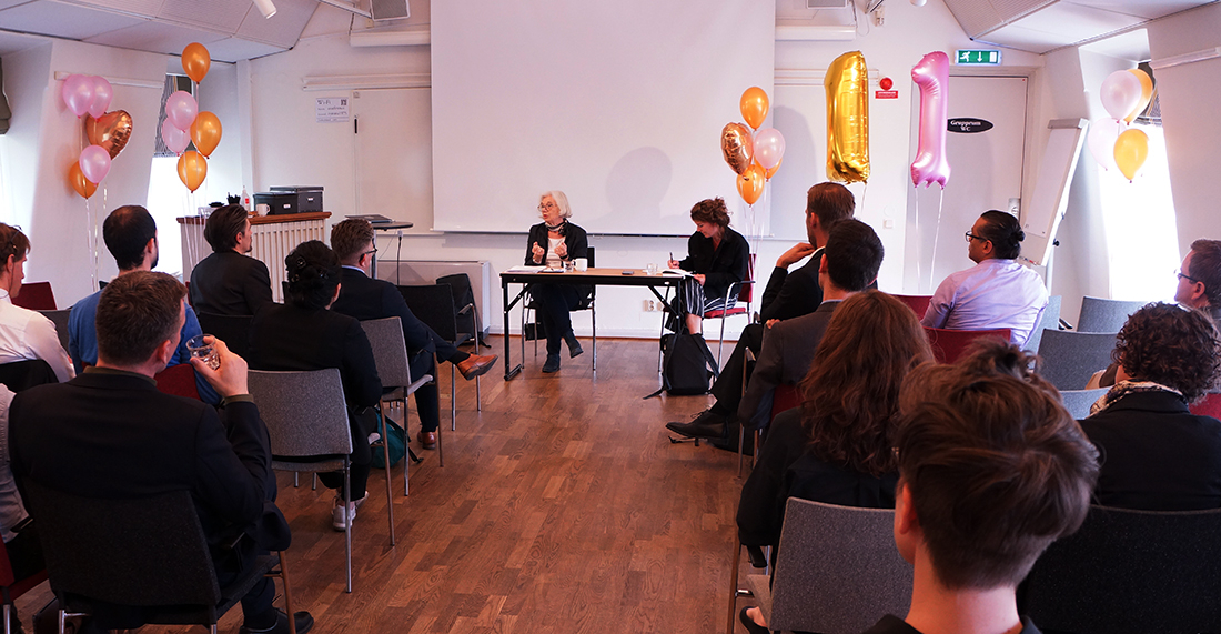 Samtal om internationalisering med Agneta Bladh. Foto: SUA