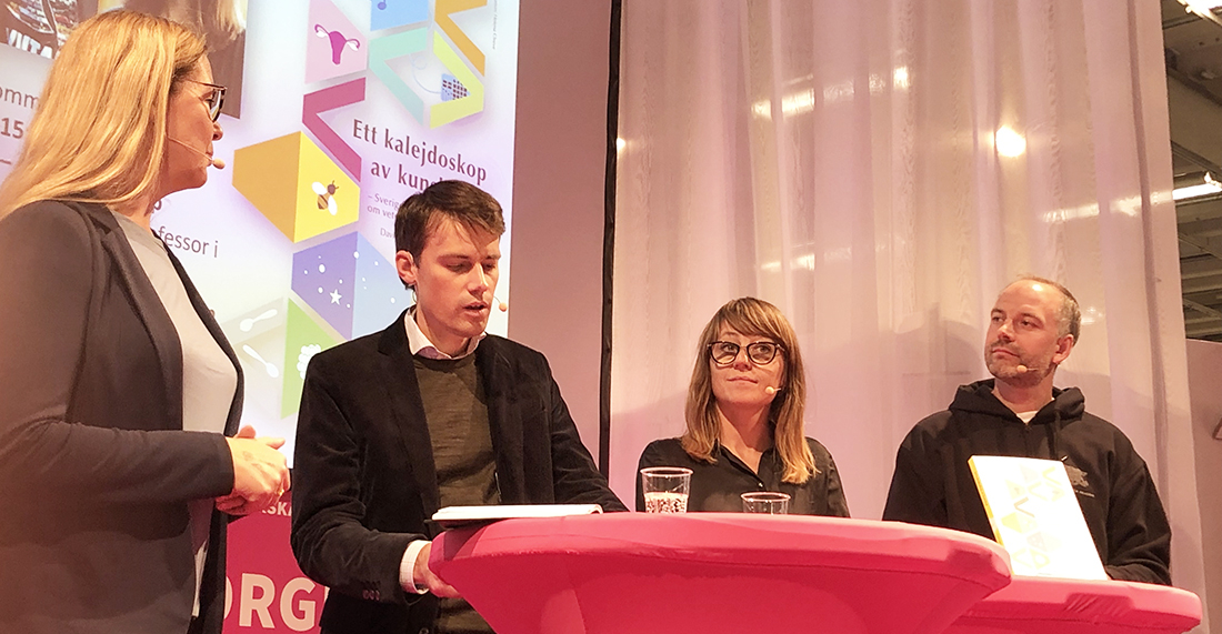 Panelsamtal Forskartorget Foto: Margareta Petersson