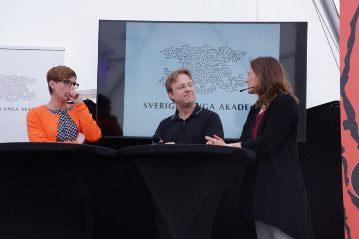 Helena Sandberg, Klas Markström och Mia Lindskog Foto: Annika Moberg
