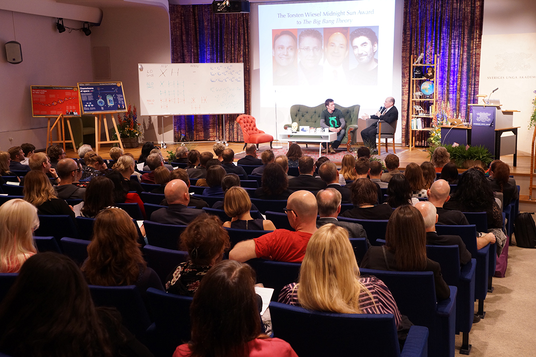 Publik under seminariet Science in Fiction