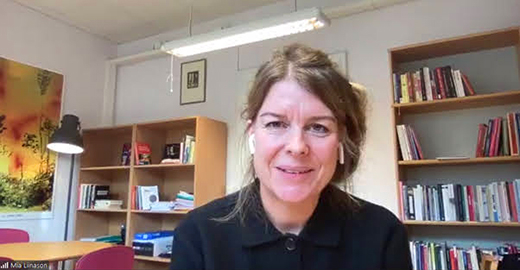 Co-author Mia Liinason, chair of YAS, professor of gender studies at Lund University. 