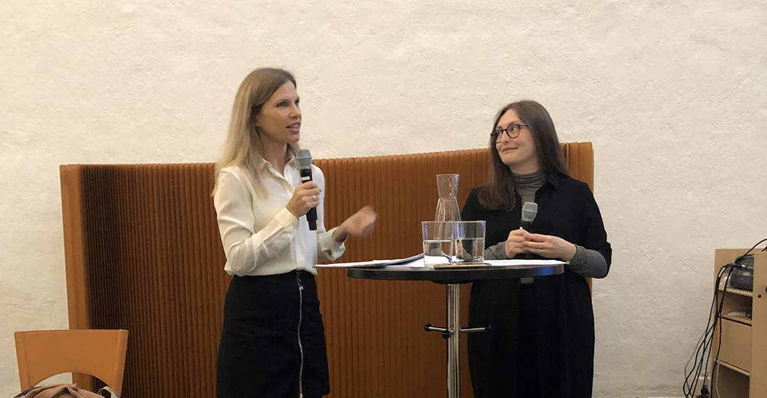 Sigrid Schottenius Cullhed och Jana Rüegg. Foto: SUA