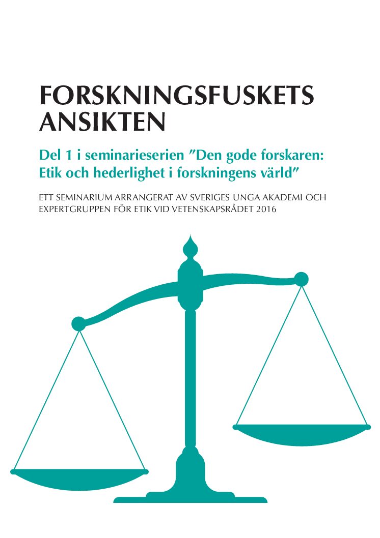 Broschyr Forskningsfuskets ansikten