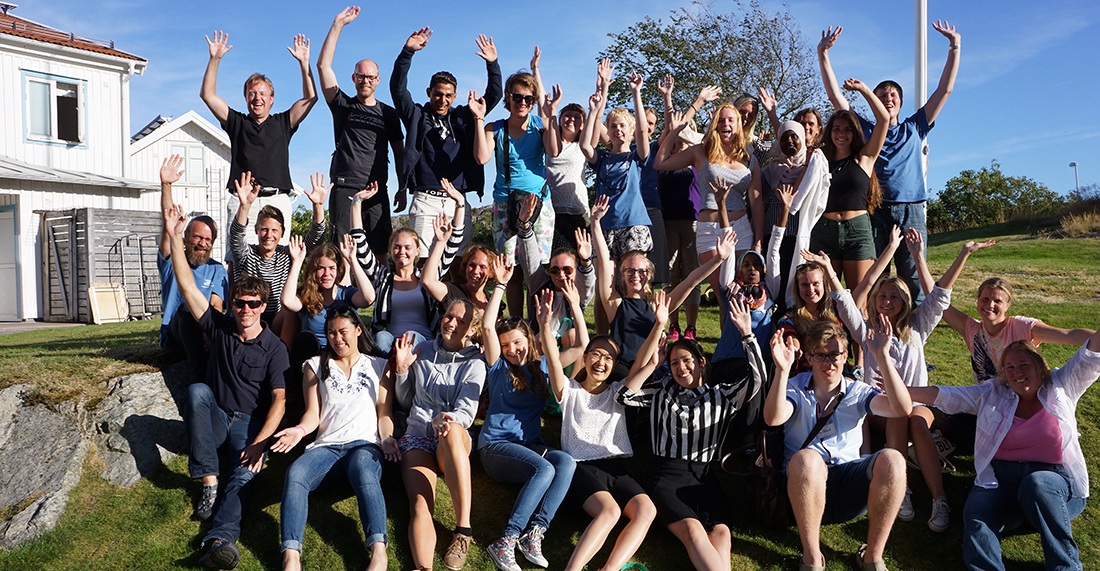 Gruppbild Forskarmöten 2015 Foto: Anna Kjellström/Sveriges unga akademi