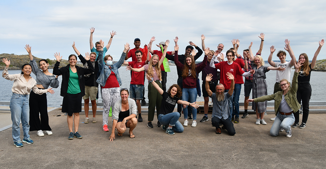 Forskarmöten 2020 gruppbild Foto: Sveriges unga akademi