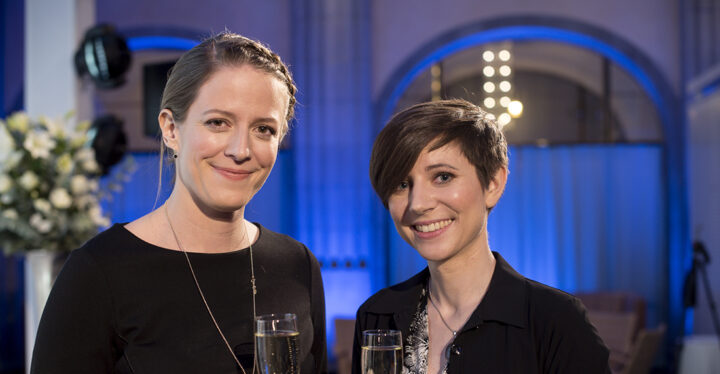 Pristagare Marianne Liebi och Ruth Pöttgen. Foto: Emma Burendahl