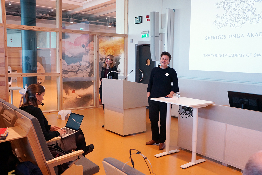 Anna Rising and Anna Wetterbom Photo: Annika Moberg/Young Academy of Sweden