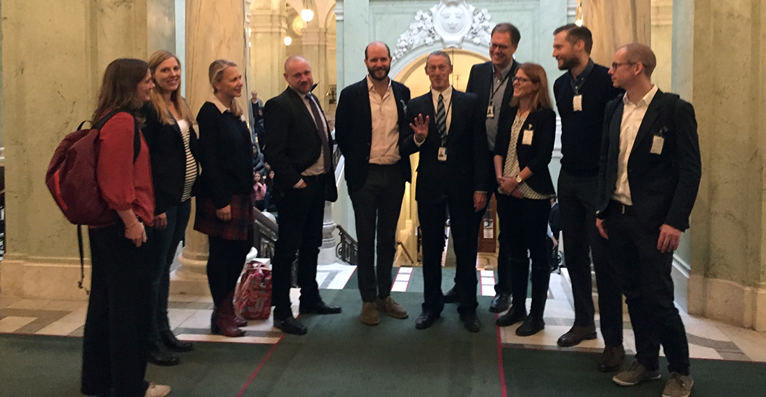 Gruppbild Foto: Ana Carla Beramendi/Sveriges unga akademi