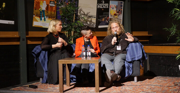 Hanne Fjelde, Janna Gottlieb och Palle Dahlstedt. Foto: Sveriges unga akademi