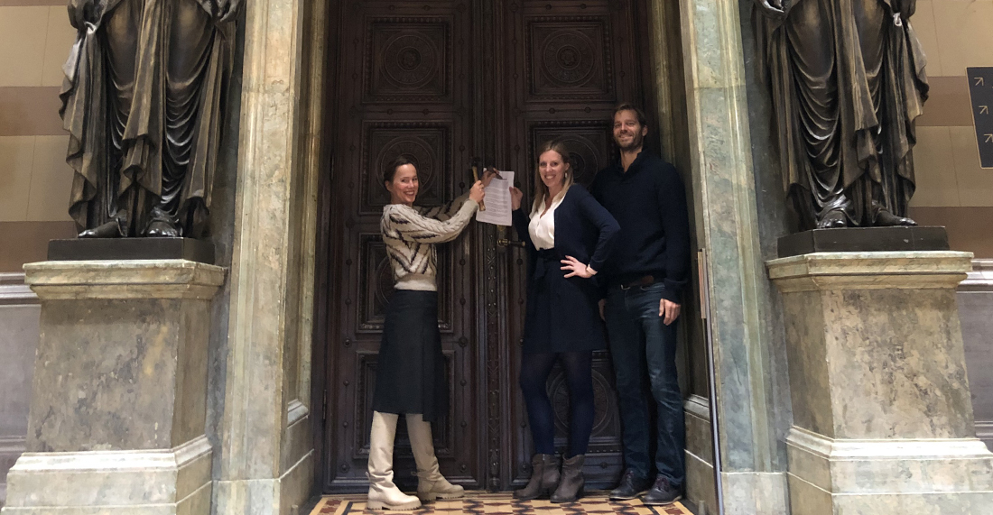 Mia Phillipson, Sanna Koskiniemi och Sebastian Westenhoff Foto: SUA