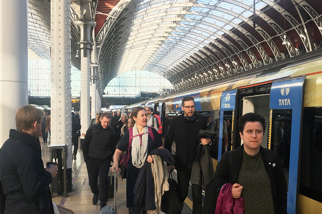 Akademimöte i London. Foto: Sveriges unga akademi