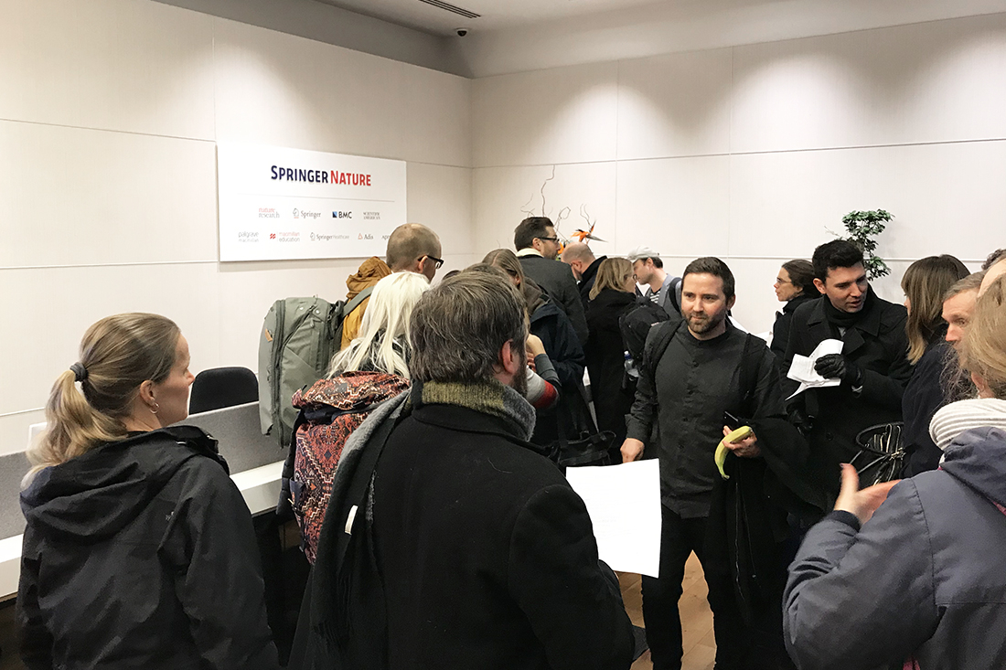 Akademimöte i London. Foto: Sveriges unga akademi