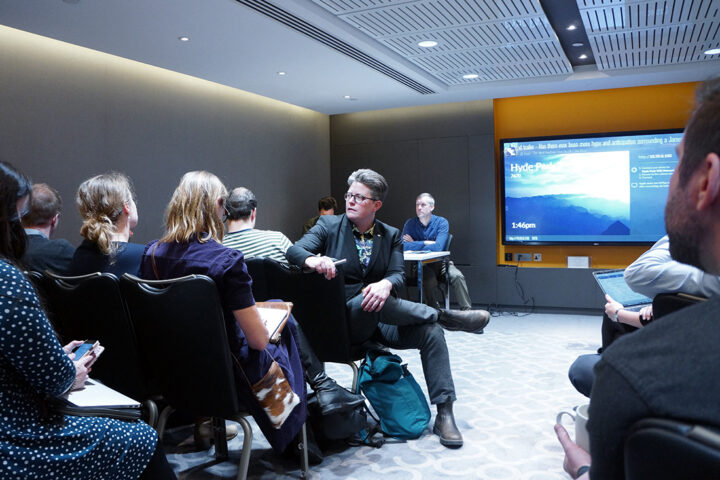 Akademimöte i London. Foto: Sveriges unga akademi