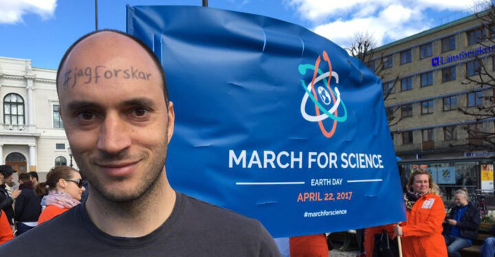 Alexandre Antonelli March for Science Göteborg