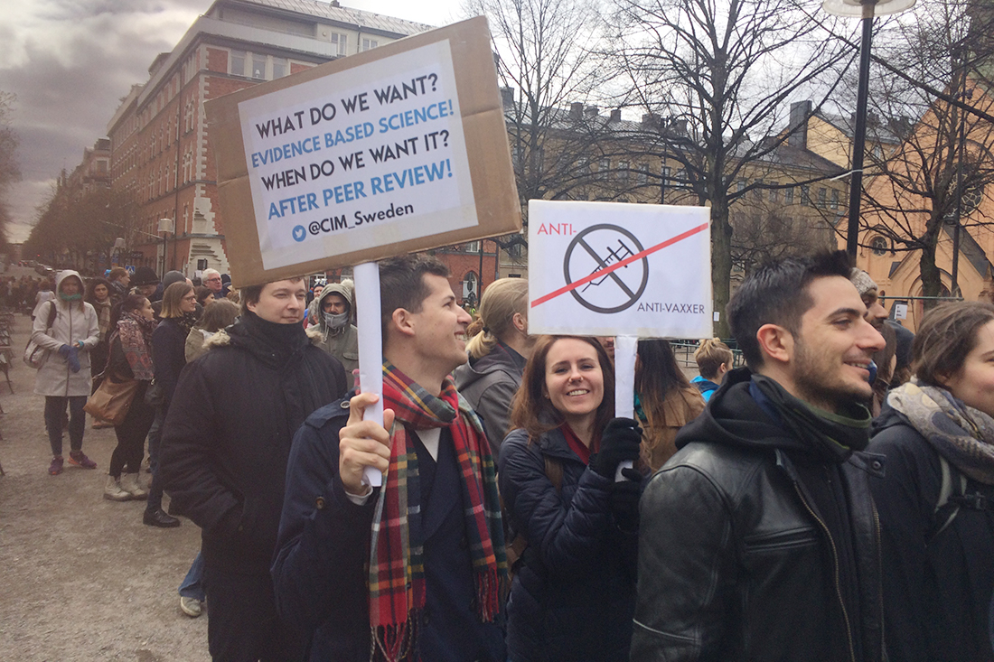 March for Science Umeå