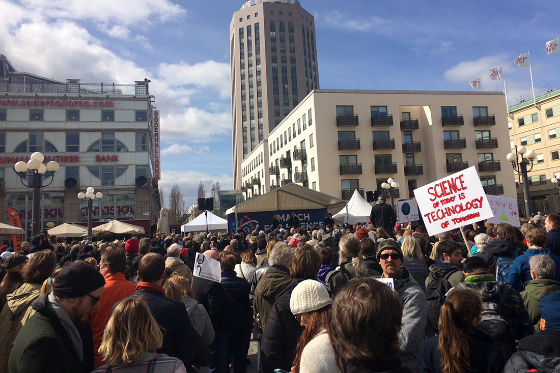 March for Science Stockholm