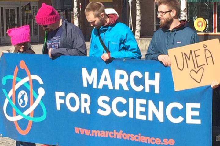 March for Science Umeå