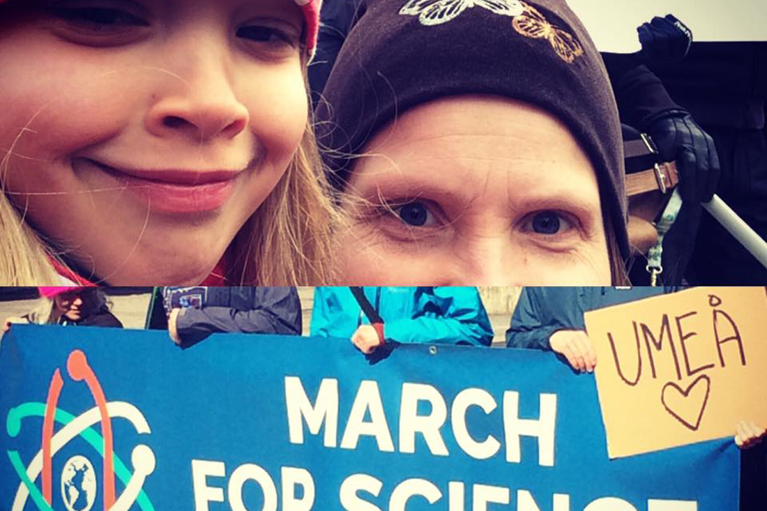 March for Science Umeå