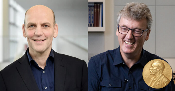 Benjamin List och David MacMillan Foto: Frank Vinken, Denise Applewhite