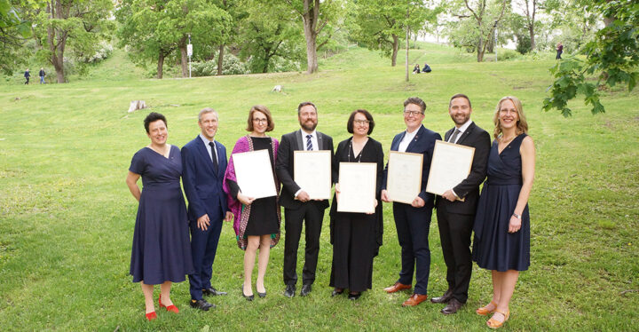 Nya ledamöter 2019 Foto: Sveriges unga akademi