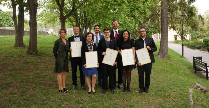 Nya ledamöter på årsdagen. Foto: SUA