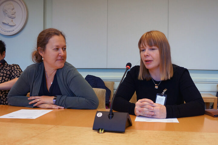 Tove Fall och Steffi Burchardt Foto: Sveriges unga akademi