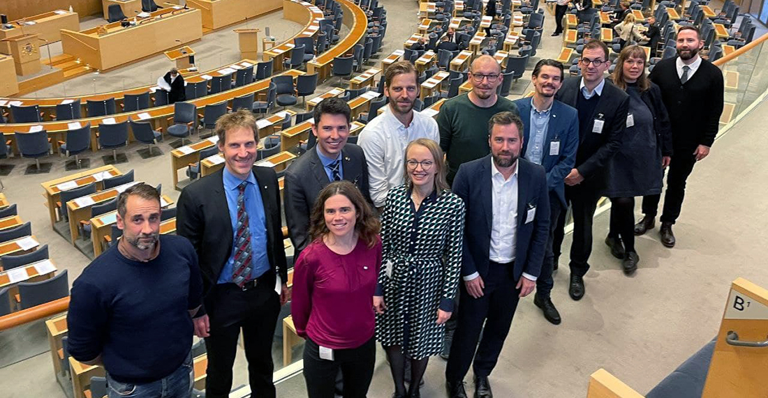 SUA i riksdagen Foto: SUA