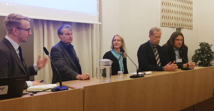 RIFO seminarium panel Foto: Sveriges unga akademi