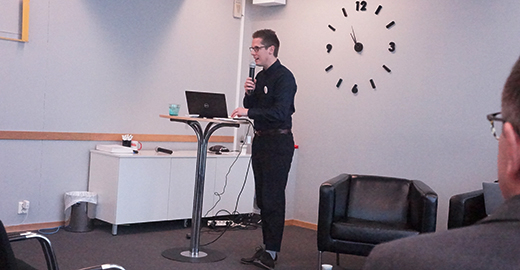Ordf. Kristian Pietras Foto: Sveriges unga akademi