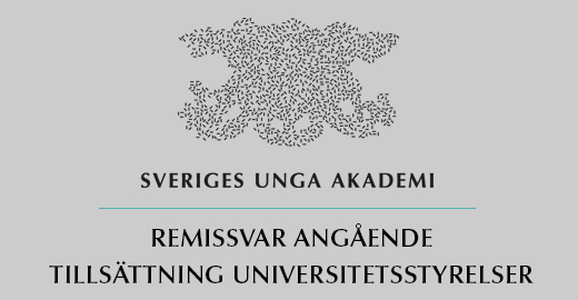 Remissvar angående tillsättninga universitetsstyrelser