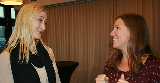 Vice ordf. Camilla Svensson och Marie Dacke