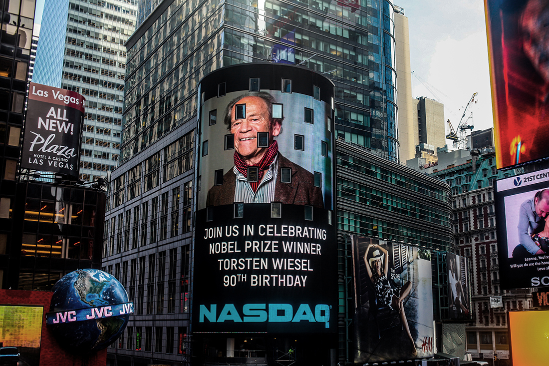 Torsten Wiesel Foto: NASDAQ