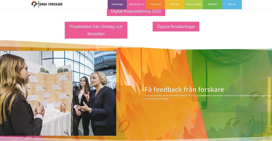 Utställningen Få feedback från forskare