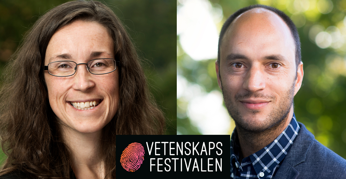 Kirsten Kraiberg Knudsen och Alexandre Antonelli Foto: Markus Marcetic, Erik Thor/Sveriges unga akademi