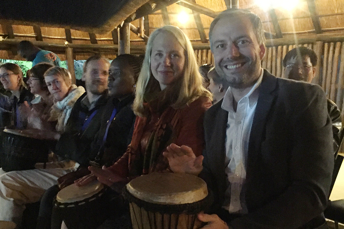 Drumming lesson
