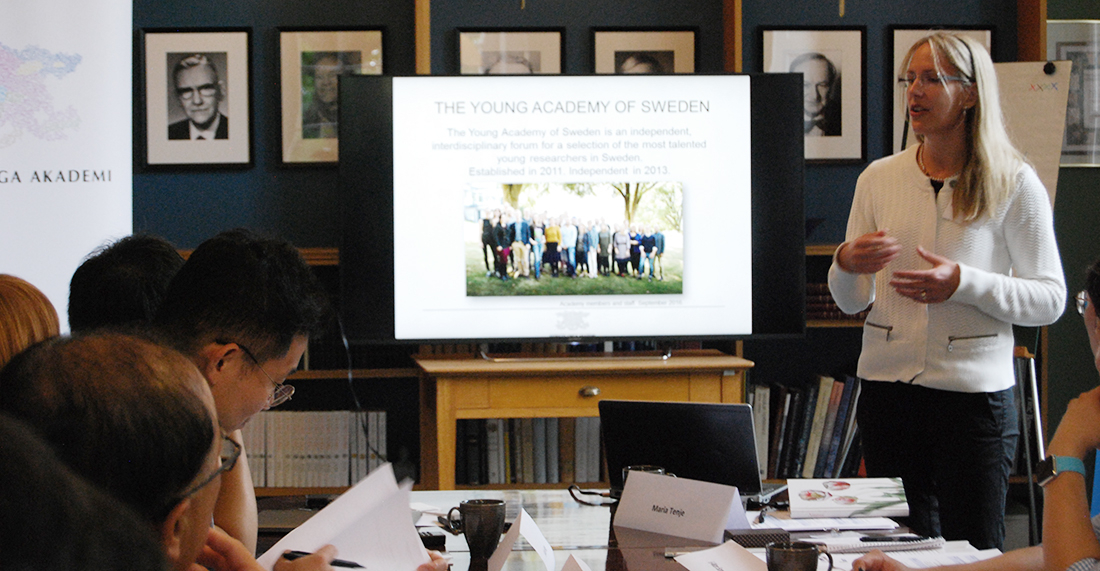 Maria Tenje presents the Young Academy of Sweden