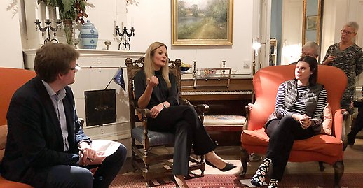 Rikard Landberg, Lovisa Sjögren och Paulina Nowicka. Foto: Ann Fernholm